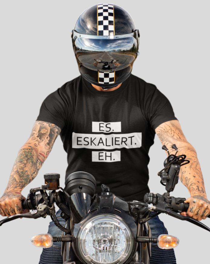 Es. Eskaliert. Eh.  - Herren Shirt