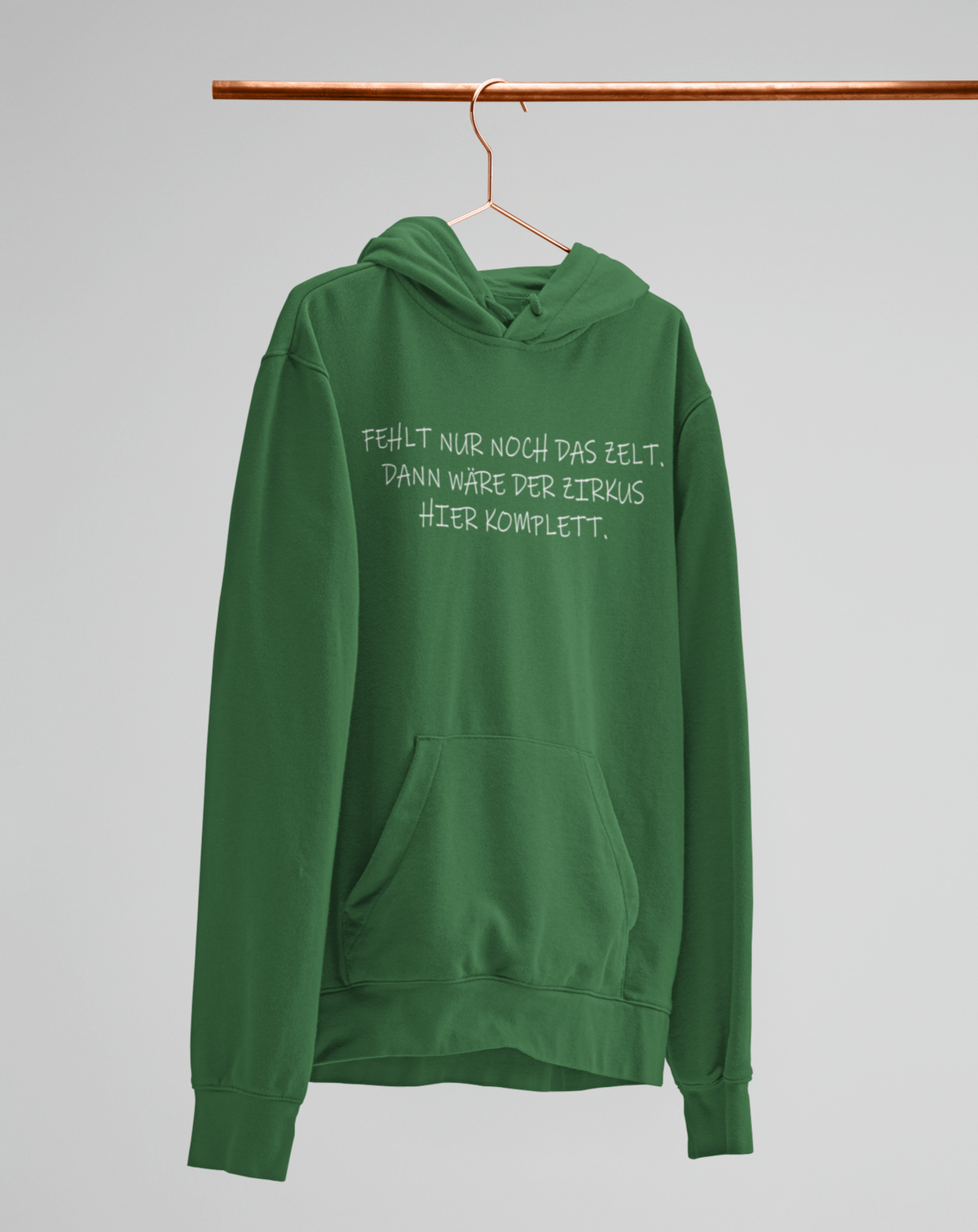 Fehlt nur noch das Zelt.  - Unisex Kapuzenpullover Hoodie