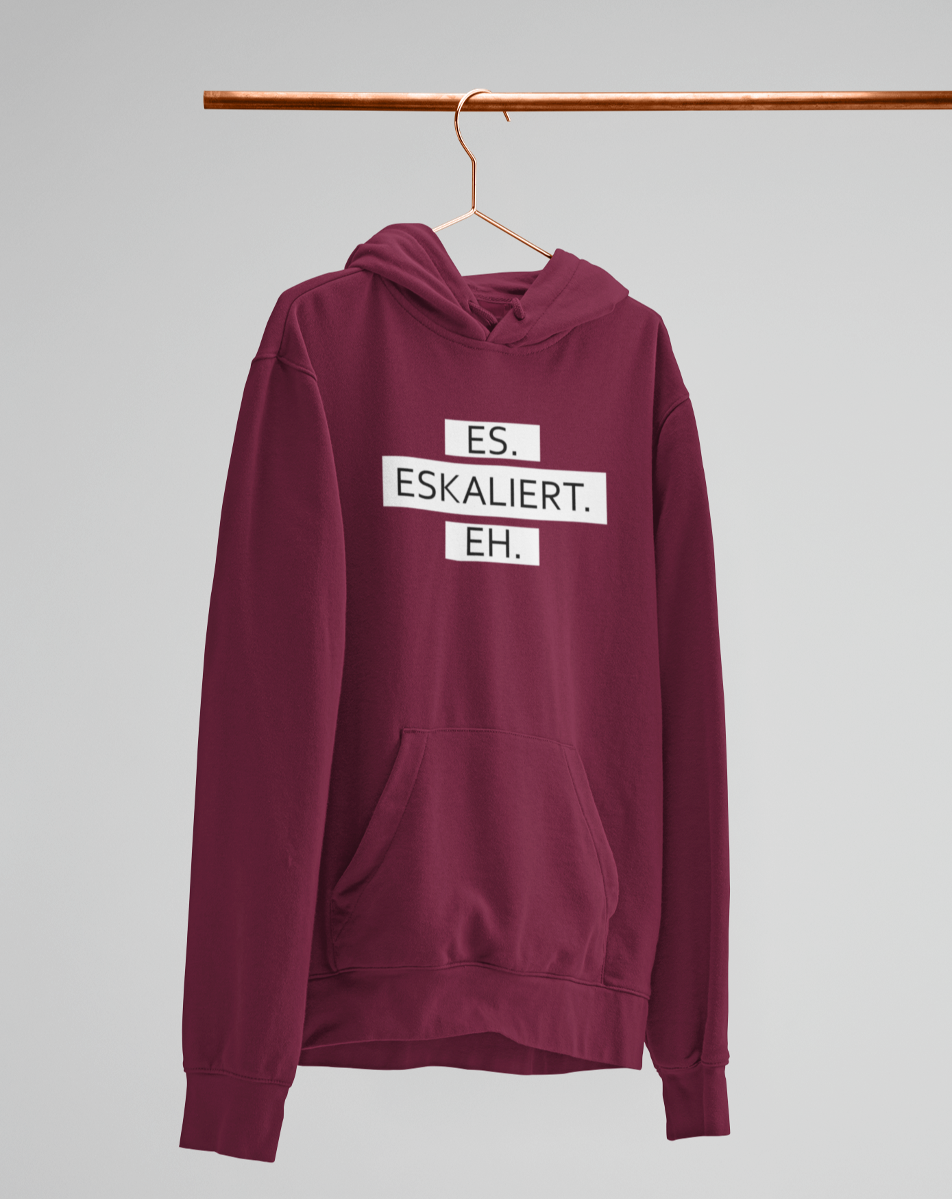 Es. Eskaliert. Eh.  - Unisex Kapuzenpullover Hoodie
