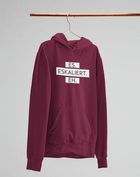 Es. Eskaliert. Eh.  - Unisex Kapuzenpullover Hoodie